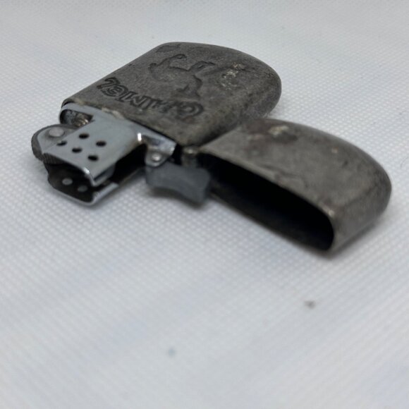 Vintage Camel Metal Flip Top Lighter Engraved Camel Logo & Patina Finish - Picture 7 of 8